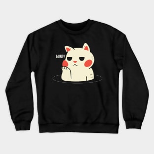 Sulking Cat Crewneck Sweatshirt